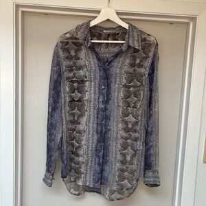 Equipment Femme Silk Blouse, Size M